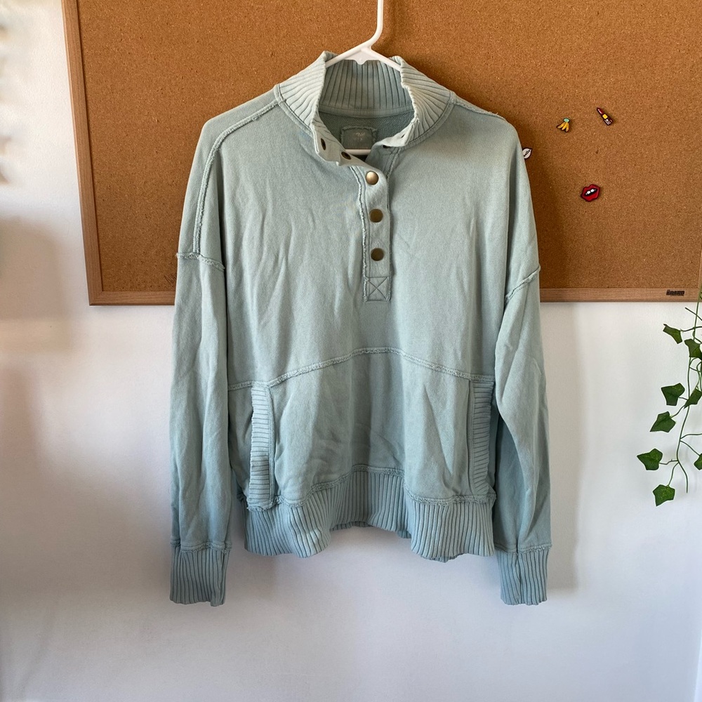 Aerie Teal Sweatshirt
